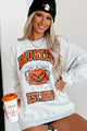 "Haunted" Graphic Crewneck (Ash) - Print On Demand - NanaMacs