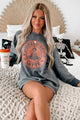 "Pumpzen Spice Latte" Corded Graphic Crewneck (Charcoal) - Print On Demand - NanaMacs