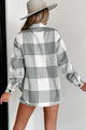 Dane Plaid Shacket (Grey) - NanaMacs