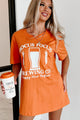 "Hocus Pocus Brewing Co." Graphic T-Shirt (Burnt Orange) - Print On Demand - NanaMacs