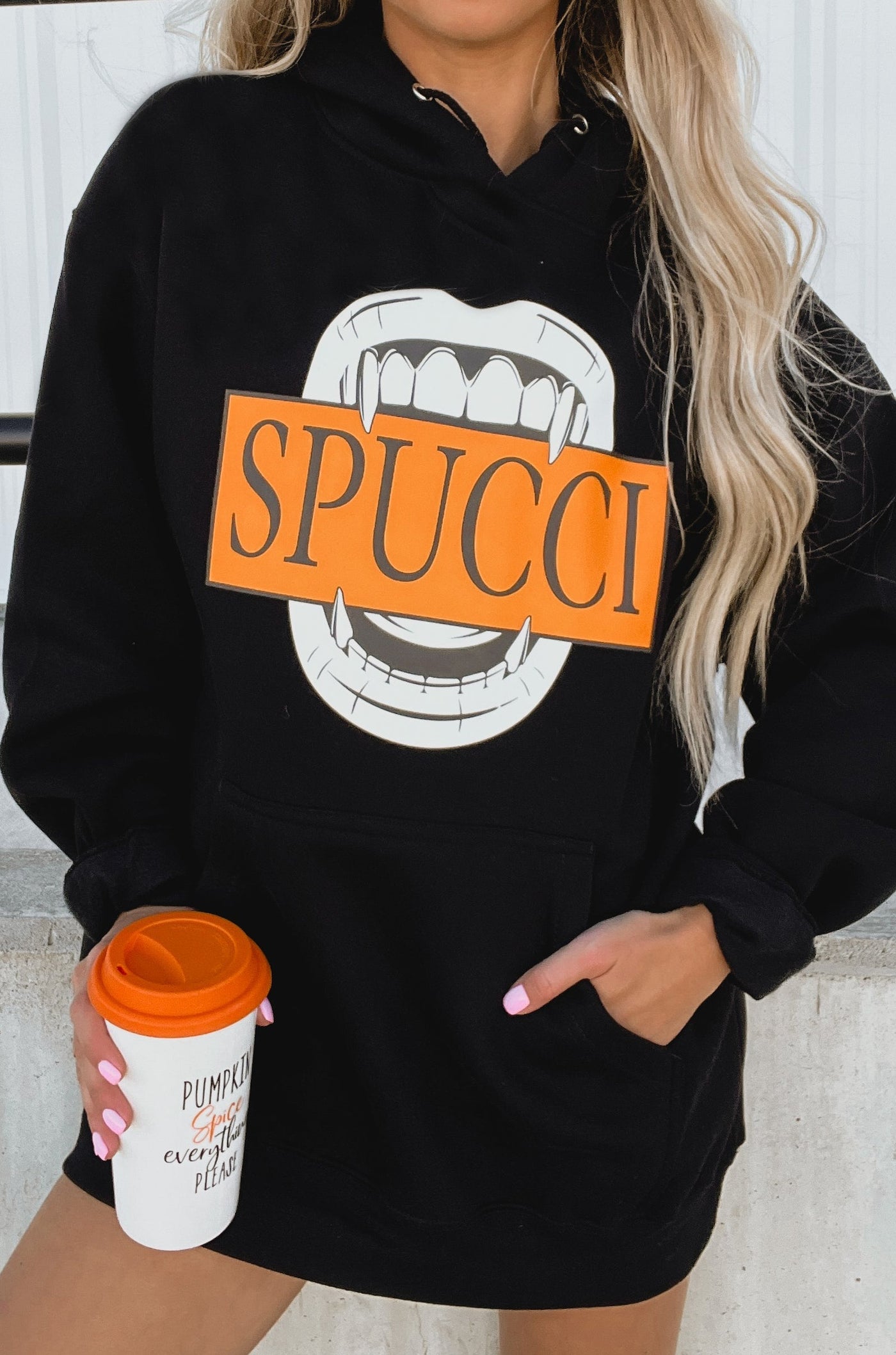 Spucci Vampire Graphic - Multiple Shirt Options (Black) - Print On Demand - NanaMacs