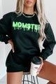 Scary Momster Graphic - Multiple Shirt Options (Black) - Print On Demand - NanaMacs