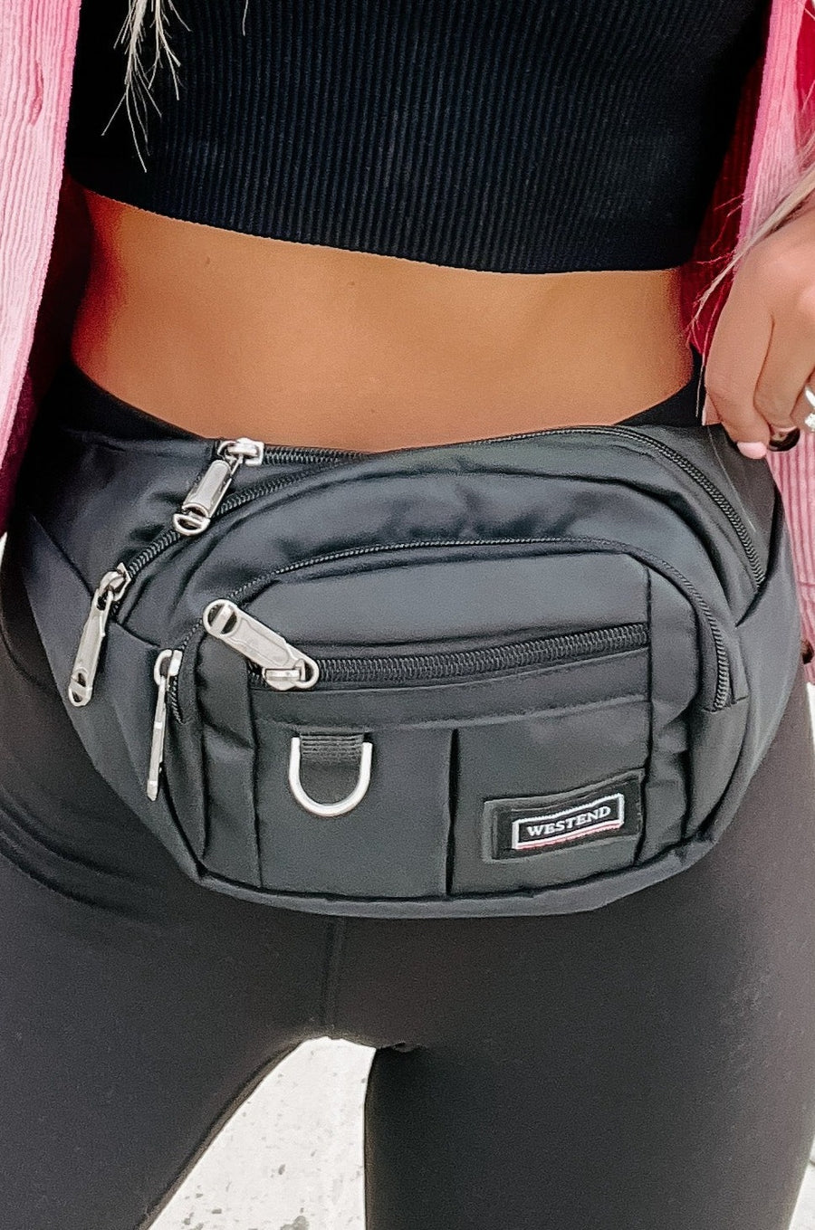 Adventurous Mind Unisex Fanny Pack (Black) - NanaMacs