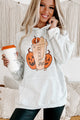 Pumpkins & PSL Graphic Hoodie (Sport Grey) - Print On Demand - NanaMacs