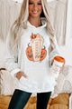 Pumpkins & PSL Graphic Hoodie (Sport Grey) - Print On Demand - NanaMacs