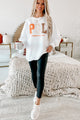 Livin' That PSL Life Corded Graphic Crewneck (White) - Print On Demand - NanaMacs