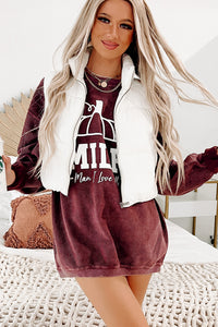 Whistler Welcome Cropped Puffer Vest (White) - NanaMacs