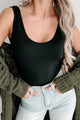 Erin NanaMacs Original Sleeveless V-Neck Bodysuit (Black) - NanaMacs