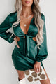 Million Chances NanaMacs Original Cut Out Mini Dress (Emerald Green) - NanaMacs