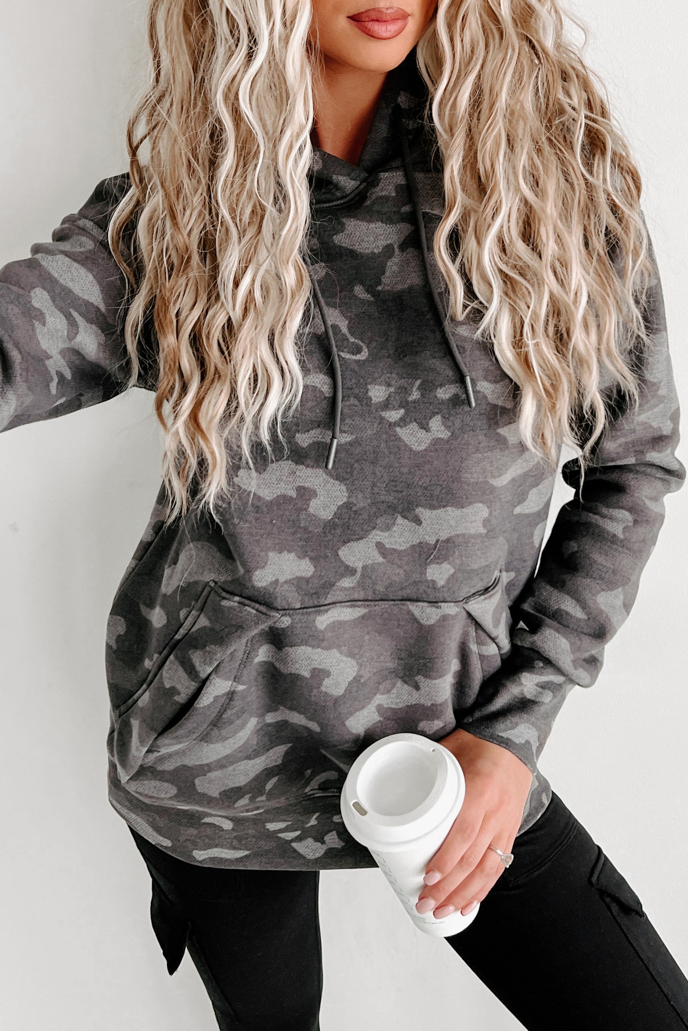 Stay Hidden Camouflage Hoodie (Grey) - NanaMacs