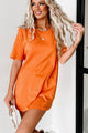 Basic Short Sleeve T-Shirt (Orange) - NanaMacs