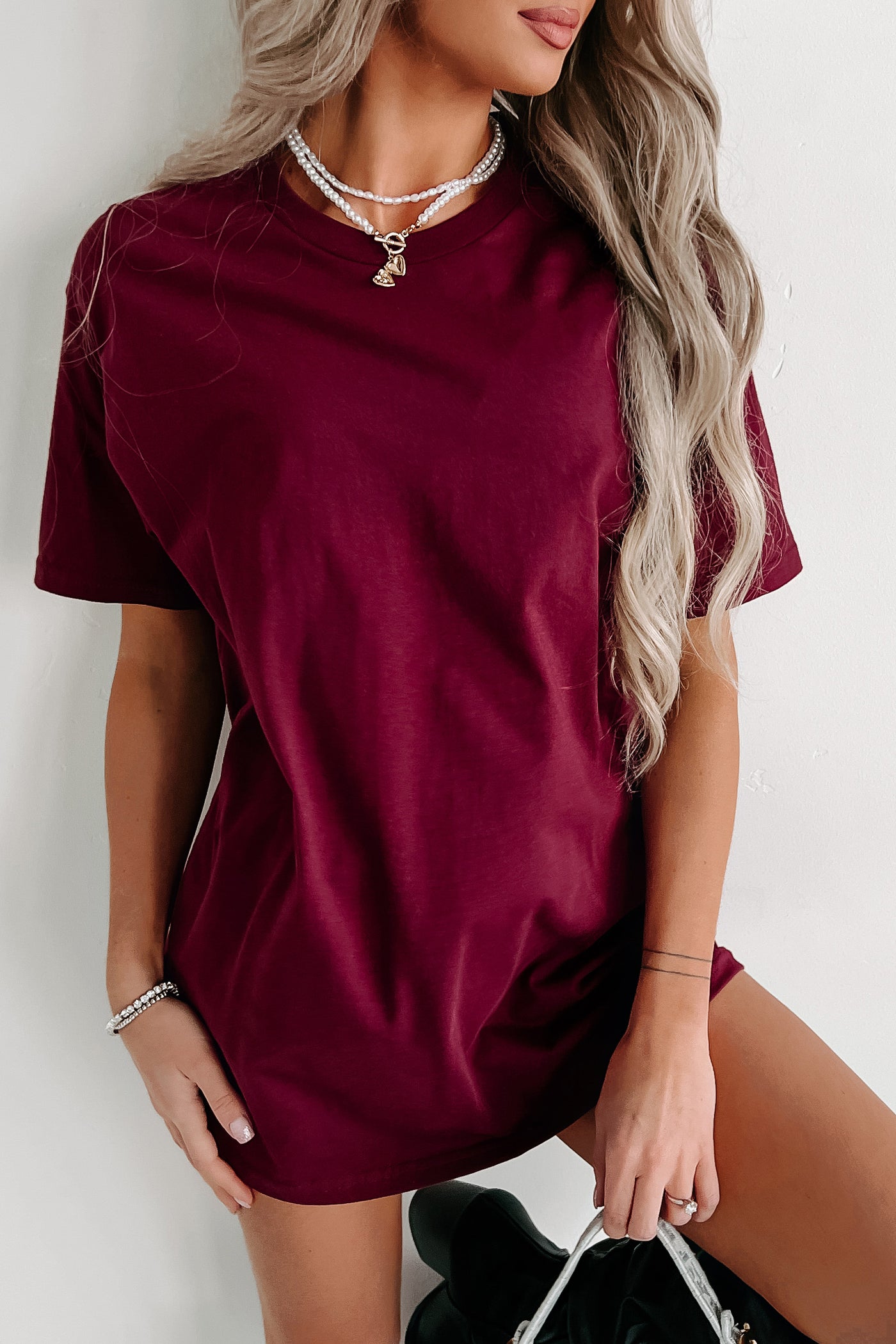 Short Sleeve T-Shirt (Maroon) - NanaMacs
