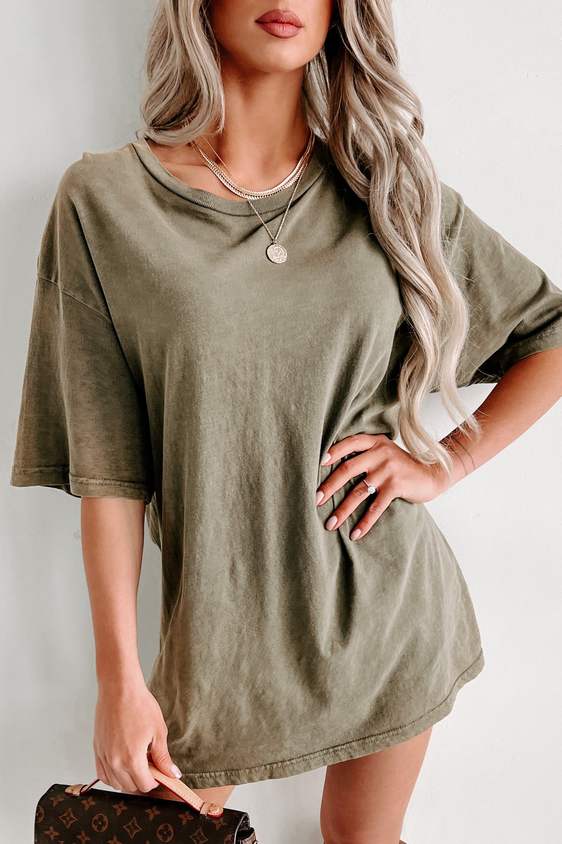 Vintage Wash T Shirt Vintage Olive