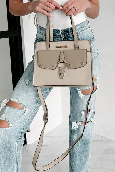 Career Woman Nicole Lee 3-Piece Purse Set (Bone) - NanaMacs