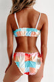 Beachin' It Ruffled Colorblock Bikini Set (Multi) - NanaMacs