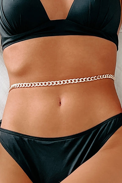 Lookin' Snatched Chain Belt (Gold) - NanaMacs