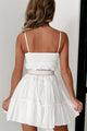 Sweet Thang Cotton Babydoll Dress (Off White) - NanaMacs