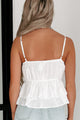 Flirty Impulse Tiered Babydoll Tank (Off White) - NanaMacs