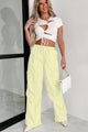 Lead You On Ruched Cut-Out Crop Top (Off White) - NanaMacs