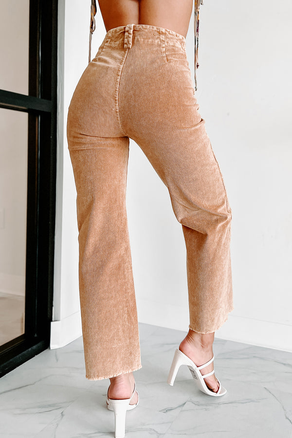 Portland Summers Mineral Washed Corduroy Pants (Camel) - NanaMacs