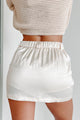 Decide The Vibe Mini Skirt (Cream) - NanaMacs
