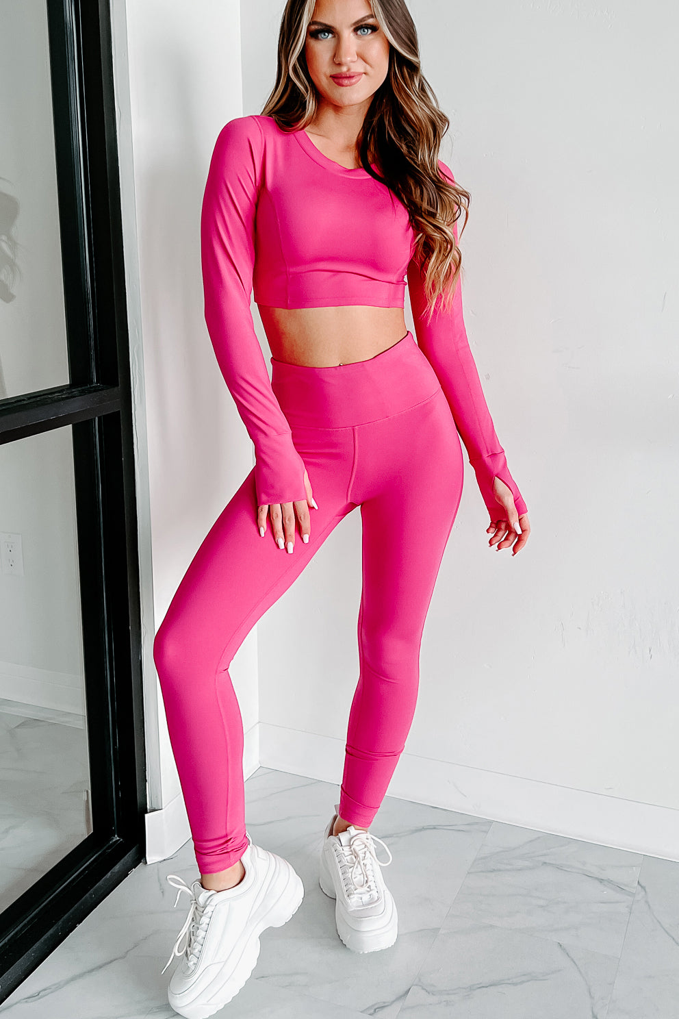 Forward Motion Activewear Set (Pink) - NanaMacs