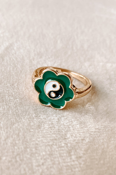 Be Balanced Statement Ring (Green) - NanaMacs