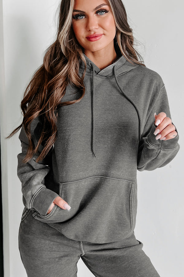 Hard Act To Follow Fleece Hoodie & Jogger Set (Heather Grey) - NanaMacs