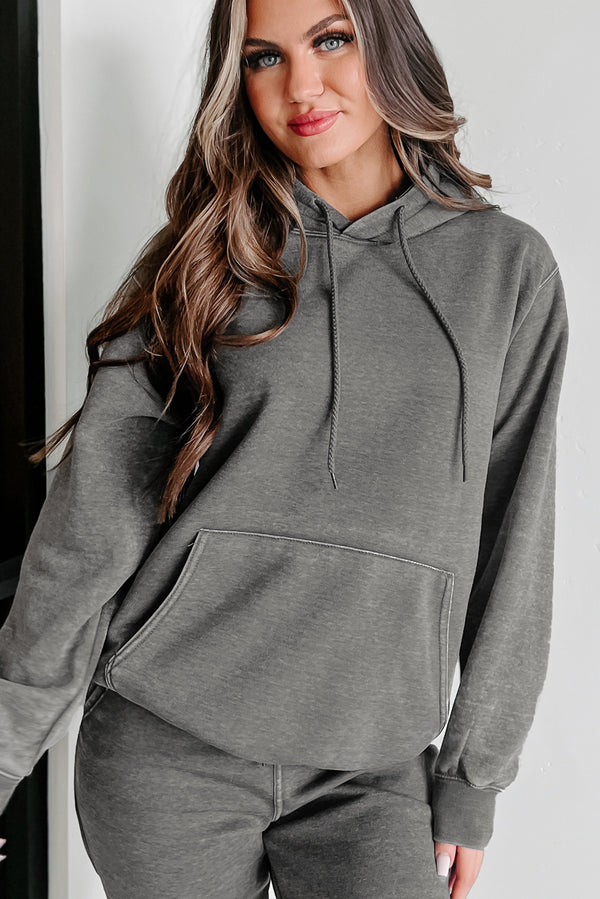 Hard Act To Follow Fleece Hoodie & Jogger Set (Heather Grey) - NanaMacs