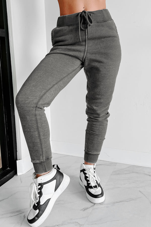 Hard Act To Follow Fleece Hoodie & Jogger Set (Heather Grey) - NanaMacs