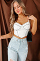 Leave You Wanting More Contrast Seam Crop Top (Off White) - NanaMacs