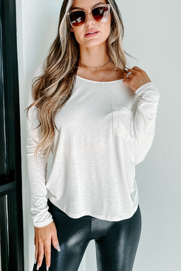 Wish You Were Dolman Sleeve Top (Oatmeal) - NanaMacs