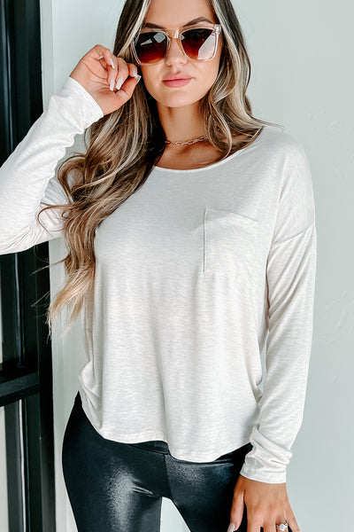 Wish You Were Dolman Sleeve Top (Oatmeal) - NanaMacs