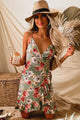 Haley Floral Wrap Dress (Sage) - NanaMacs