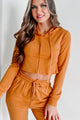 Living & Loving Crop Top & Jogger Two-Piece Set (Copper) - NanaMacs