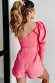 Truly An Icon One Shoulder Romper (Pink) - NanaMacs