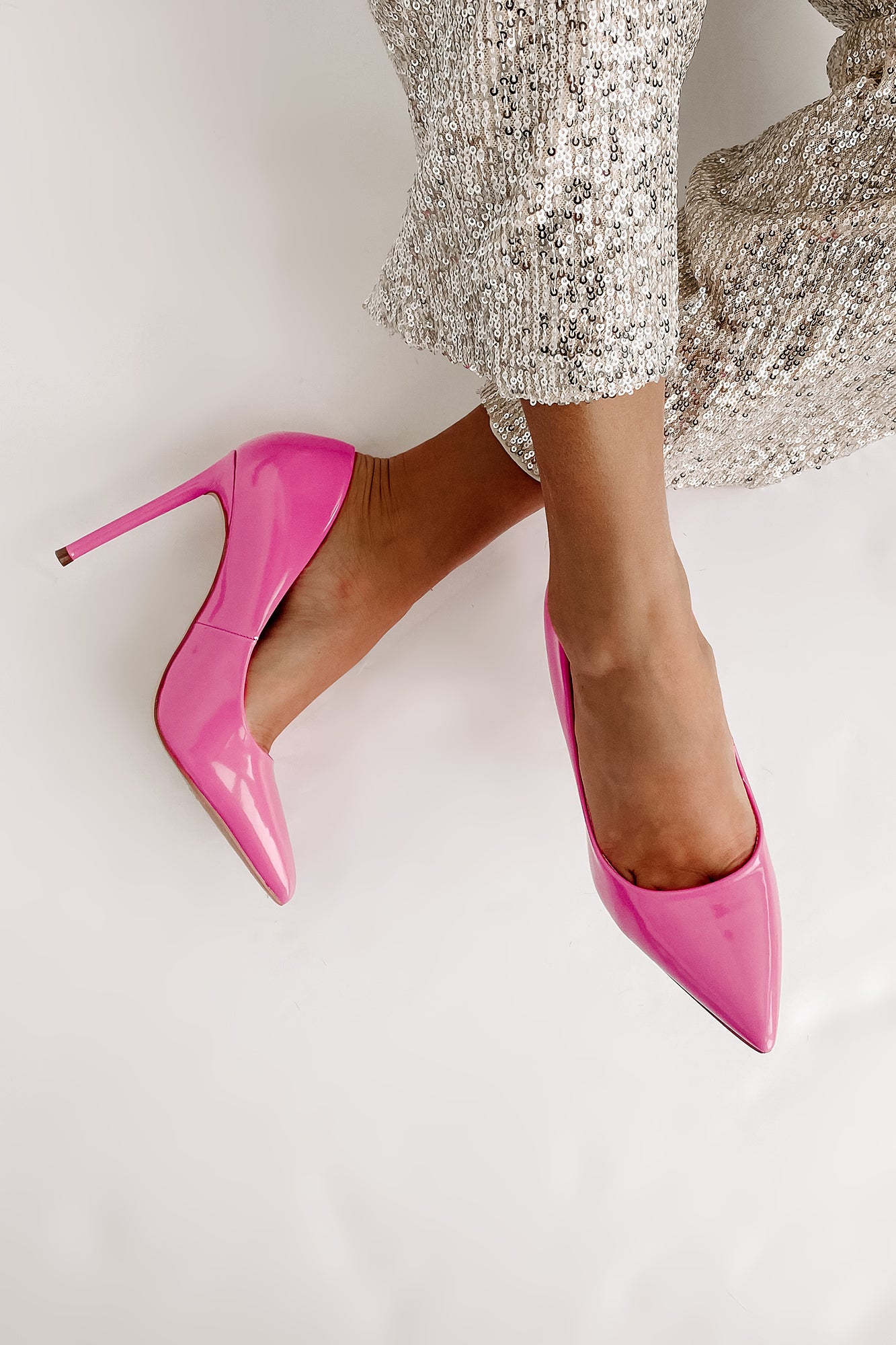 IMPERFECT Mean Business Patent Heel (Hot Pink) · NanaMacs