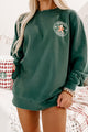 "Authentic Since 1897" Double-Sided Heavyweight Gingerbread Man Graphic Sweatshirt (Alpine Green) - Print On Demand - NanaMacs