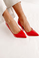Mean Business Patent Heels (Red) - NanaMacs