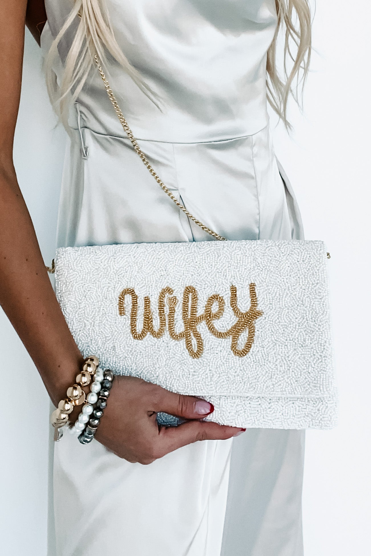 Wifey discount clutch bag