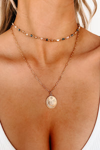 Desirable Details Layered Necklace (Gold/Multi) - NanaMacs