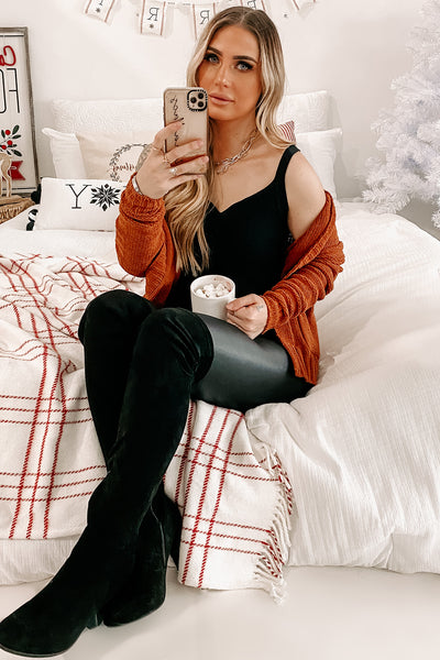 Holly Chenille Cardigan (Camel) - NanaMacs