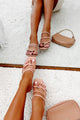 Resort Fling Strappy Heeled Sandal (Blush) - NanaMacs
