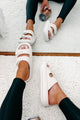 Destination Double Buckle Slip-On Sandals (Off White) - NanaMacs