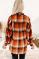 Thrilled For This Plaid Shacket (Rust) - NanaMacs