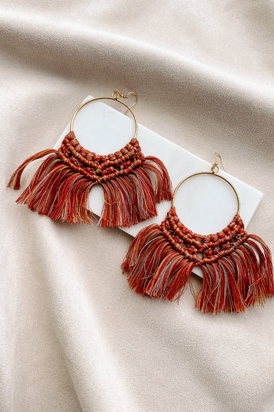 Autumn Day Hoop Earrings (Multi Color) - NanaMacs