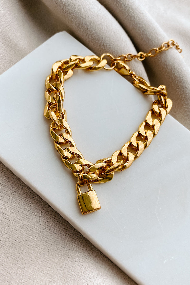 Swipe Right Bracelet (Gold) - NanaMacs