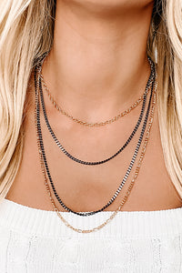 Bahama Vacation Layered Necklace (Gold) - NanaMacs