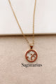 What’s Your Sign Zodiac Charm Necklace (Gold/Multi) - NanaMacs