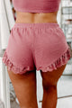 Cue The Cozy Lace Trim Cami & Shorts Set (Mesa Rose) - NanaMacs